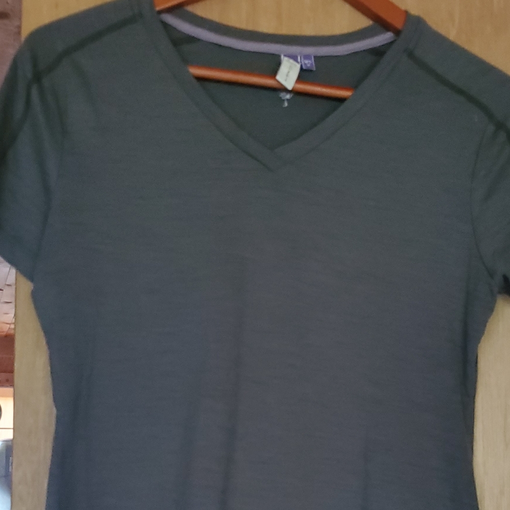 IBEX Merino Wool Short Sleeve Tee - Grey - Medium